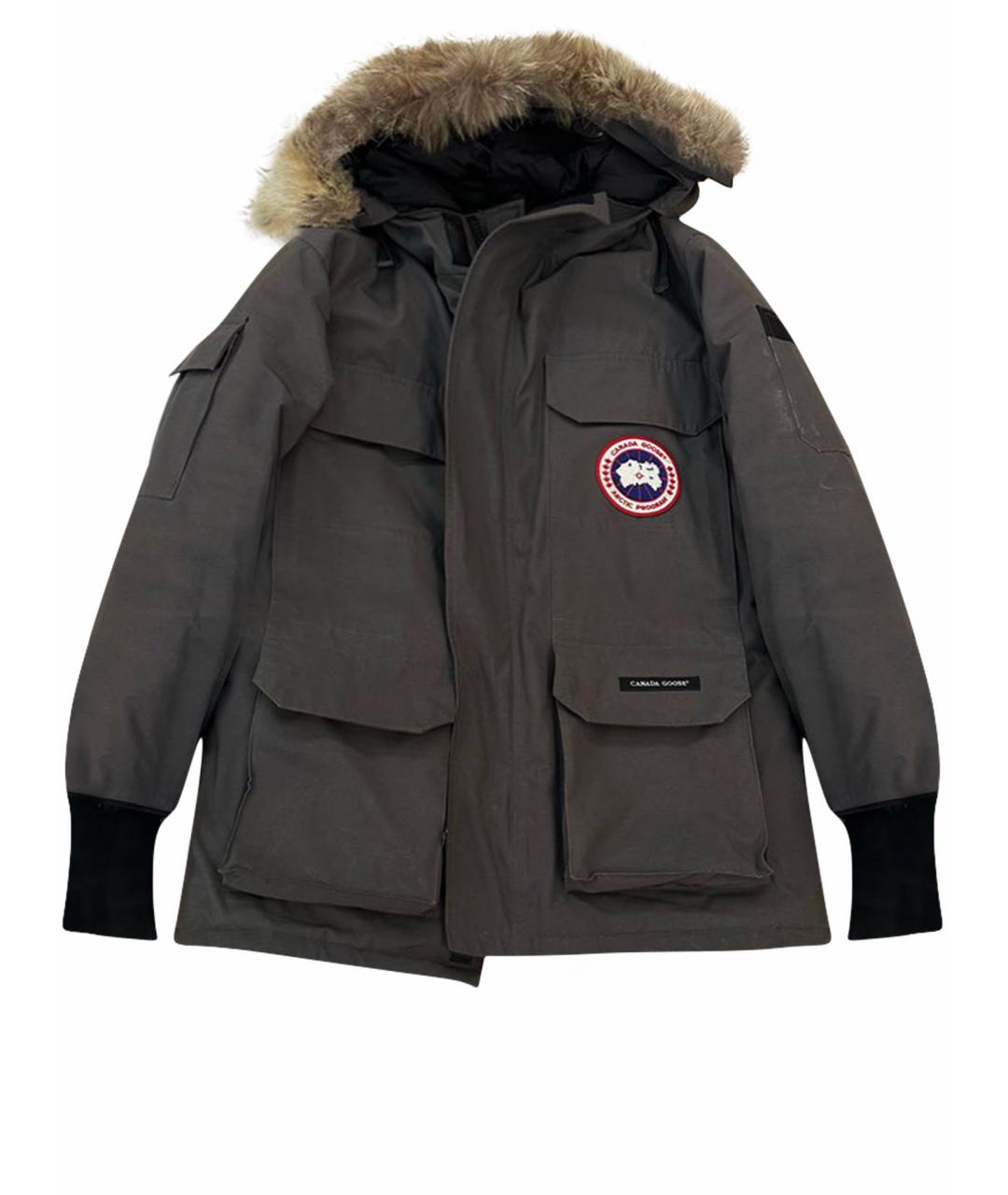 CANADA GOOSE Серая полиэстеровая парка, фото 1