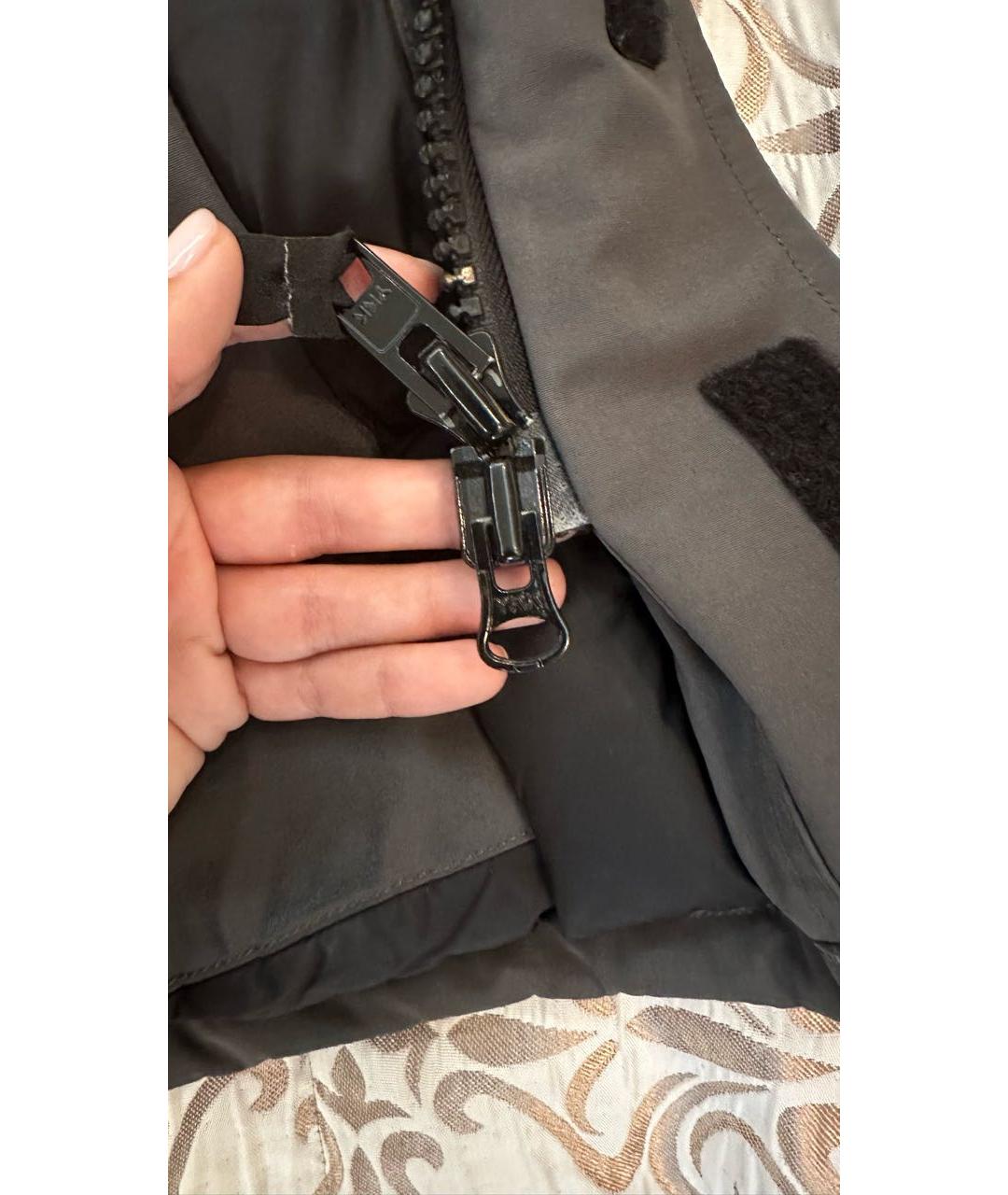 CANADA GOOSE Серая полиэстеровая парка, фото 4