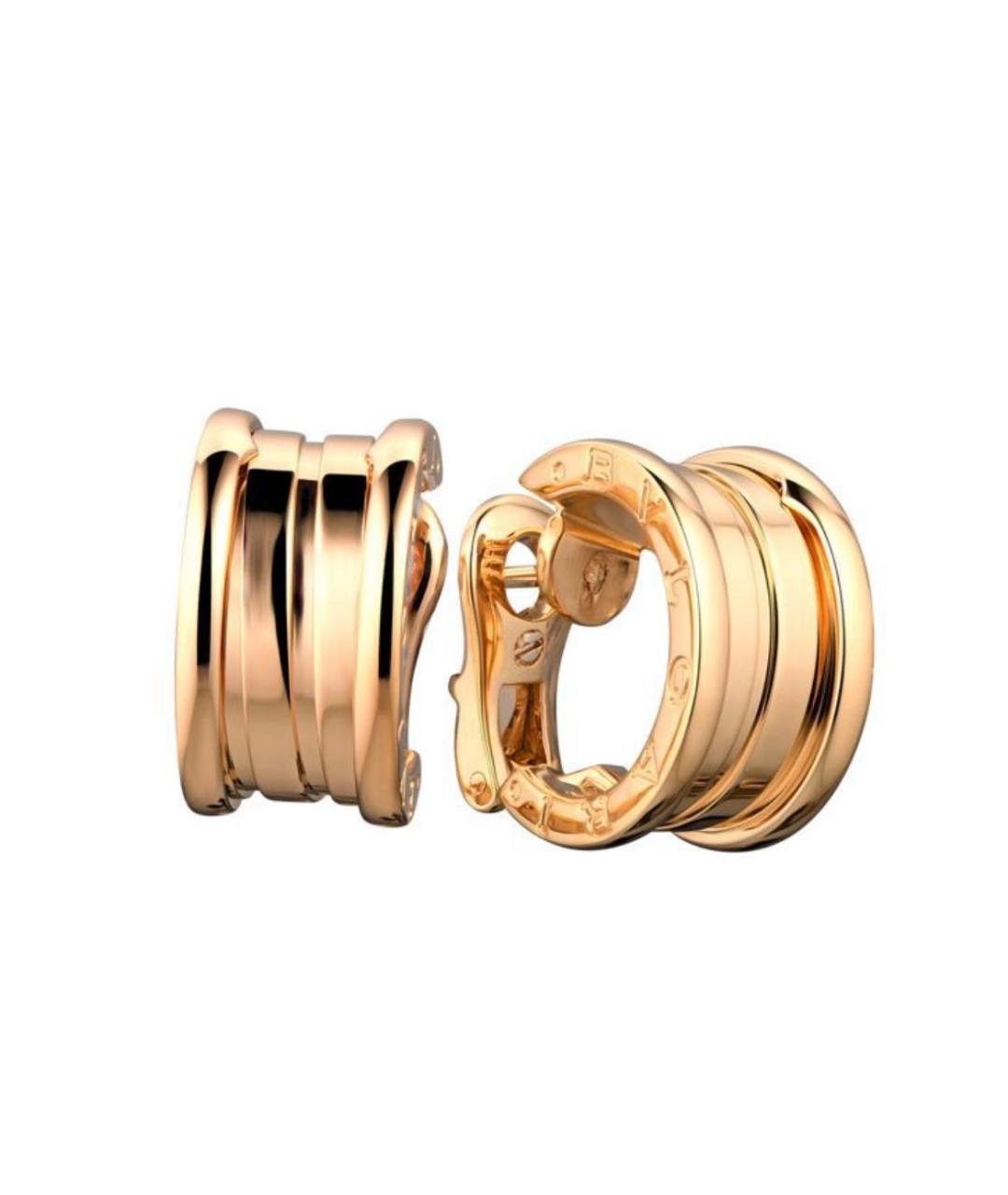 BVLGARI Желтые серьги из желтого золота, фото 5
