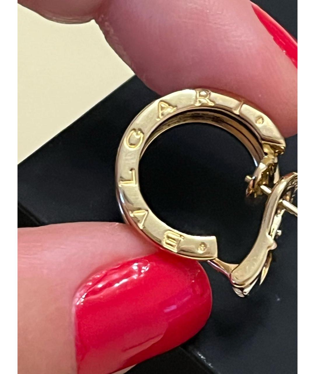 BVLGARI Желтые серьги из желтого золота, фото 3