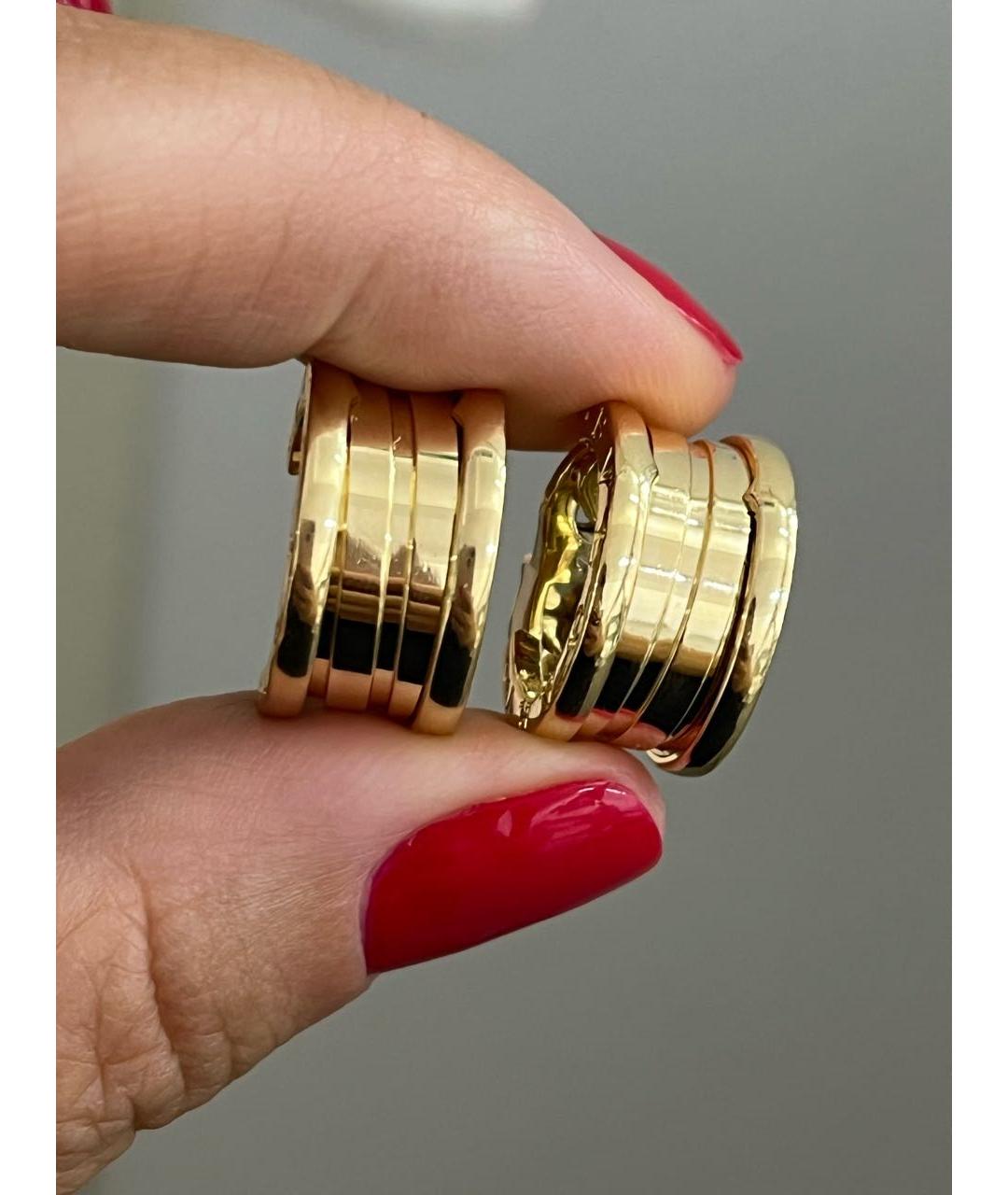 BVLGARI Желтые серьги из желтого золота, фото 2