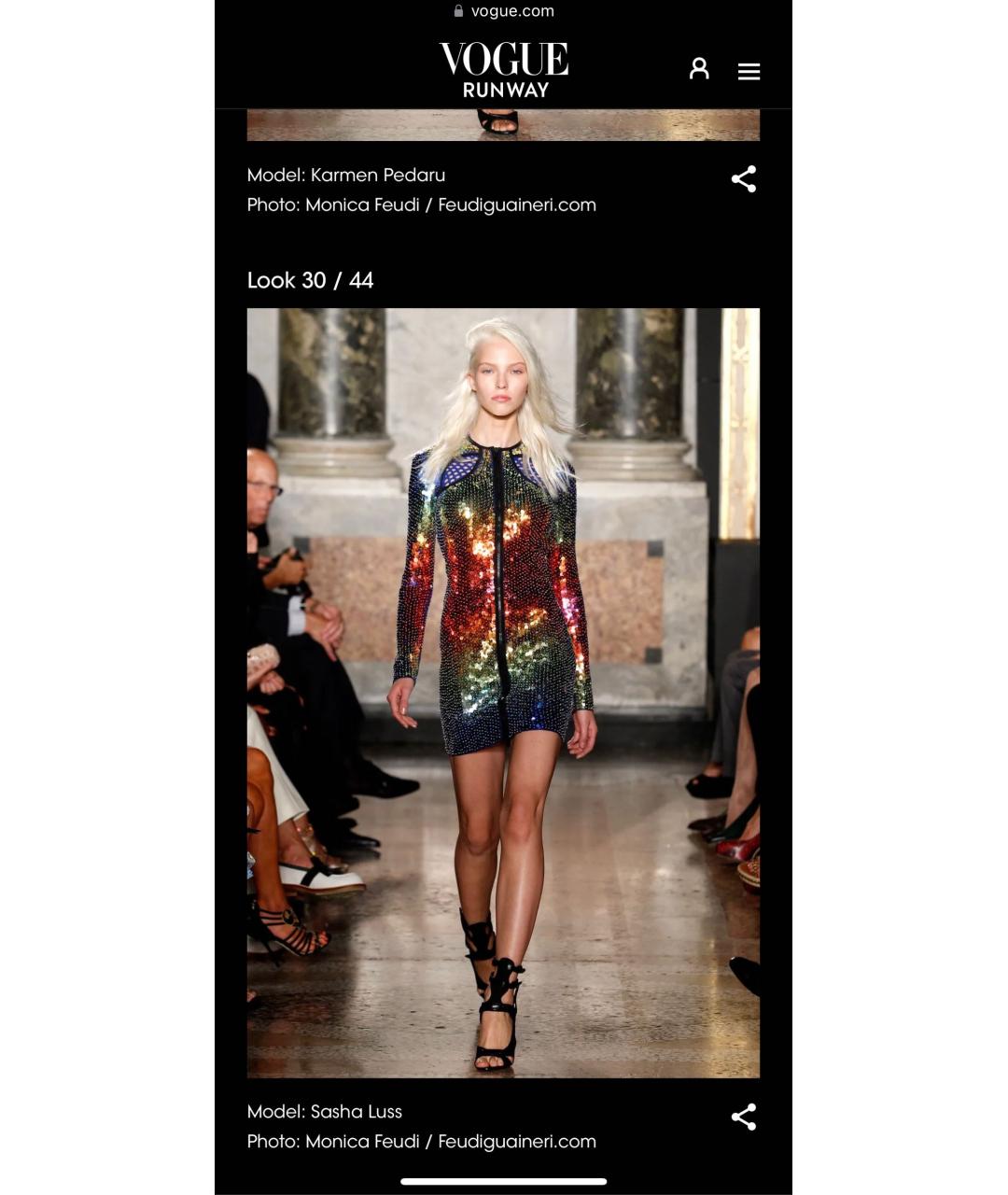 EMILIO PUCCI Мульти коктейльное платье, фото 6