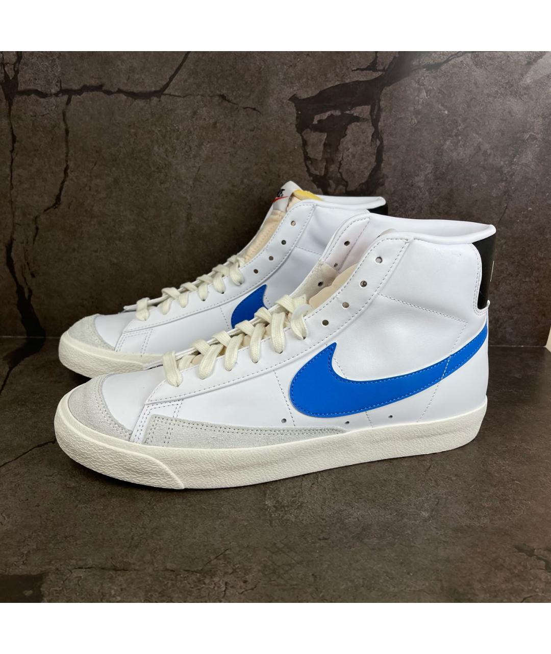 Nike blazer white blue online