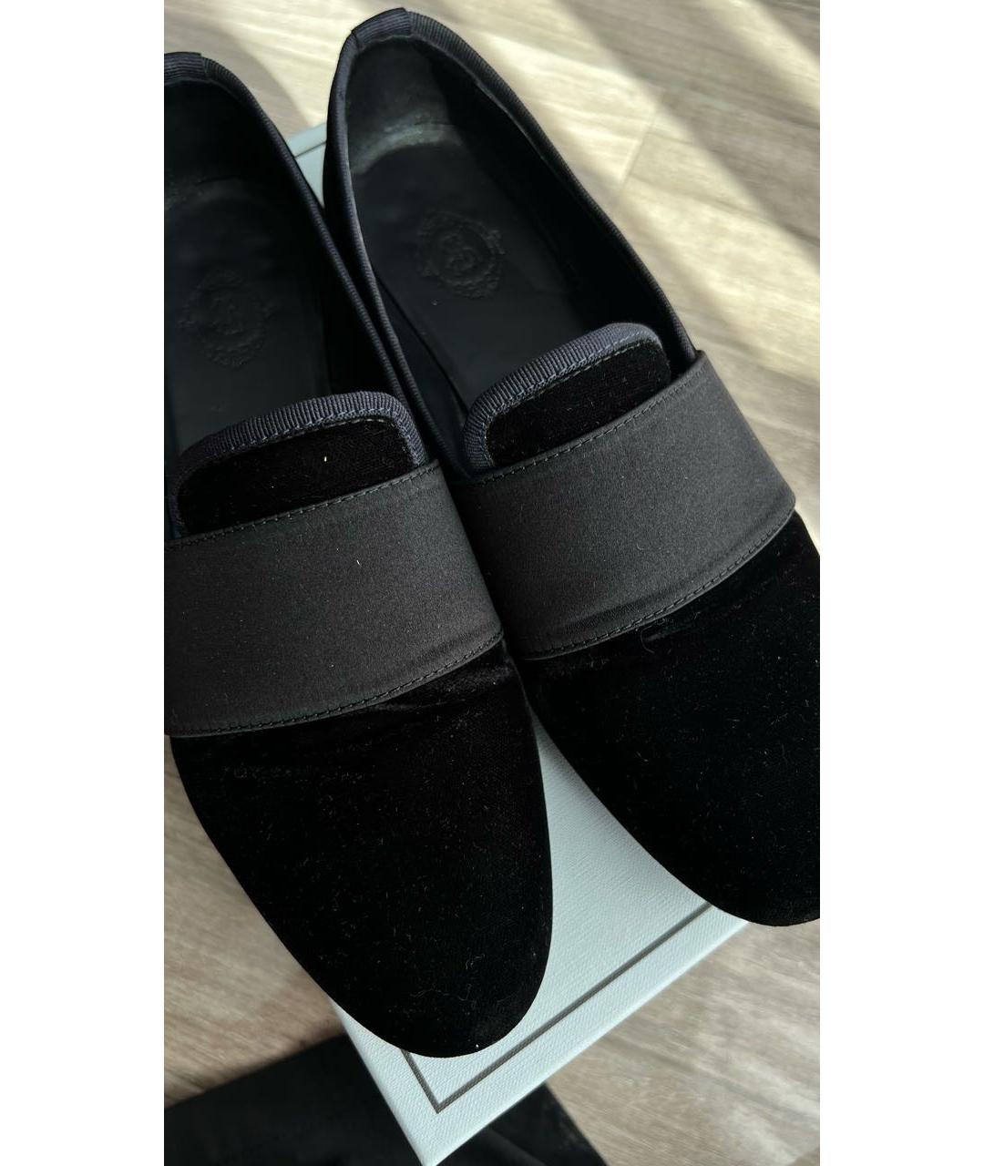 ALEKSANDER SIRADEKIAN Черные бархатные туфли, фото 2