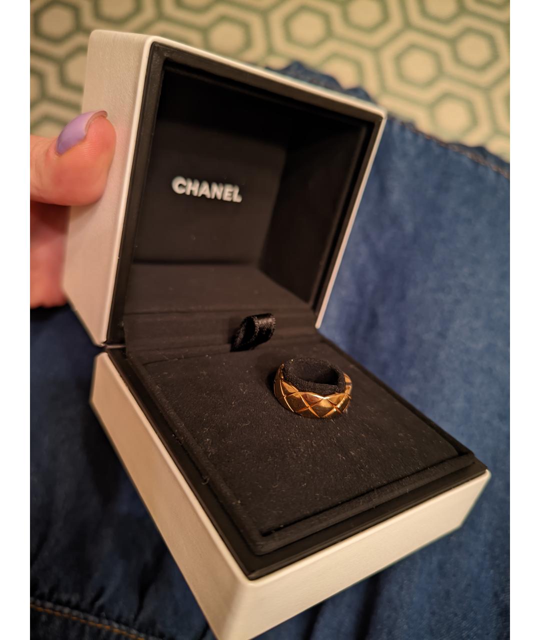 CHANEL Золотое кольцо из розового золота, фото 9