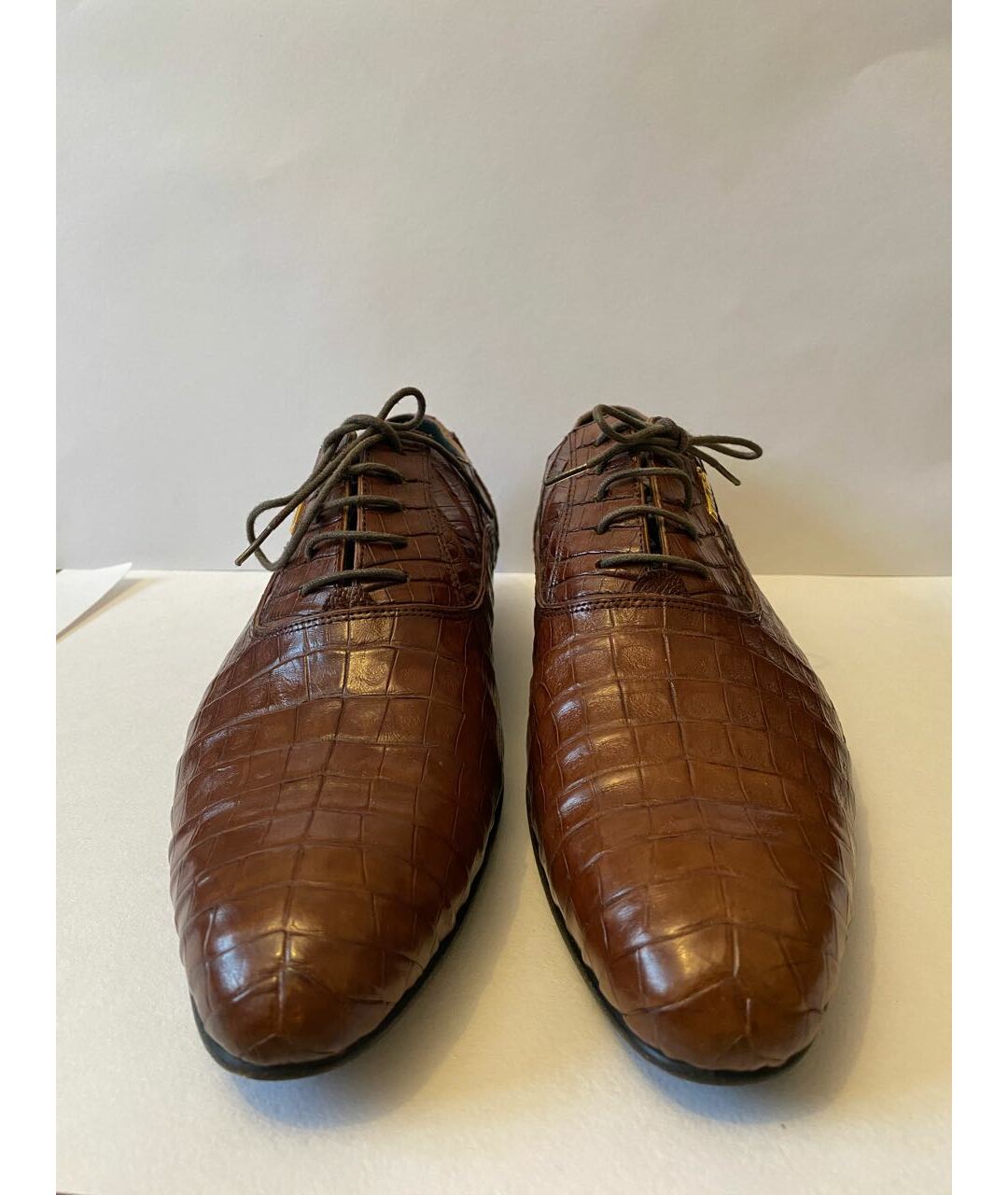 ZILLI Коричневые туфли из экзотической кожи, фото 2