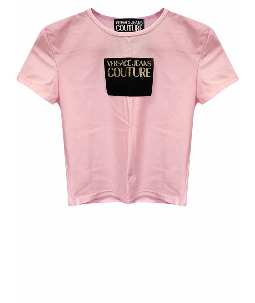 VERSACE JEANS COUTURE Розовая футболка, фото 1