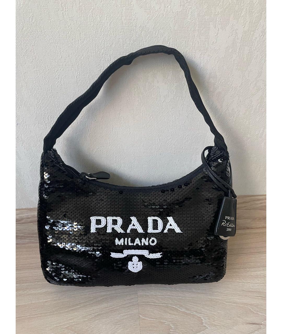 PRADA Черная сумка с короткими ручками, фото 9