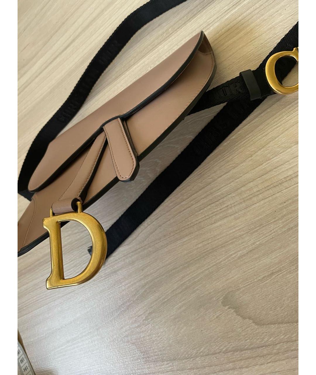CHRISTIAN DIOR Кожаная поясная сумка, фото 4