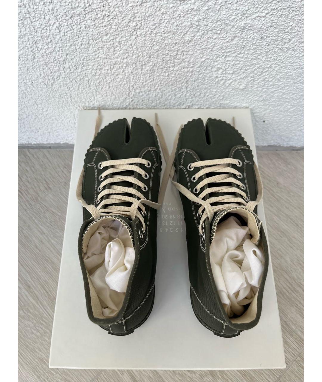 MAISON MARGIELA Хаки кеды, фото 3