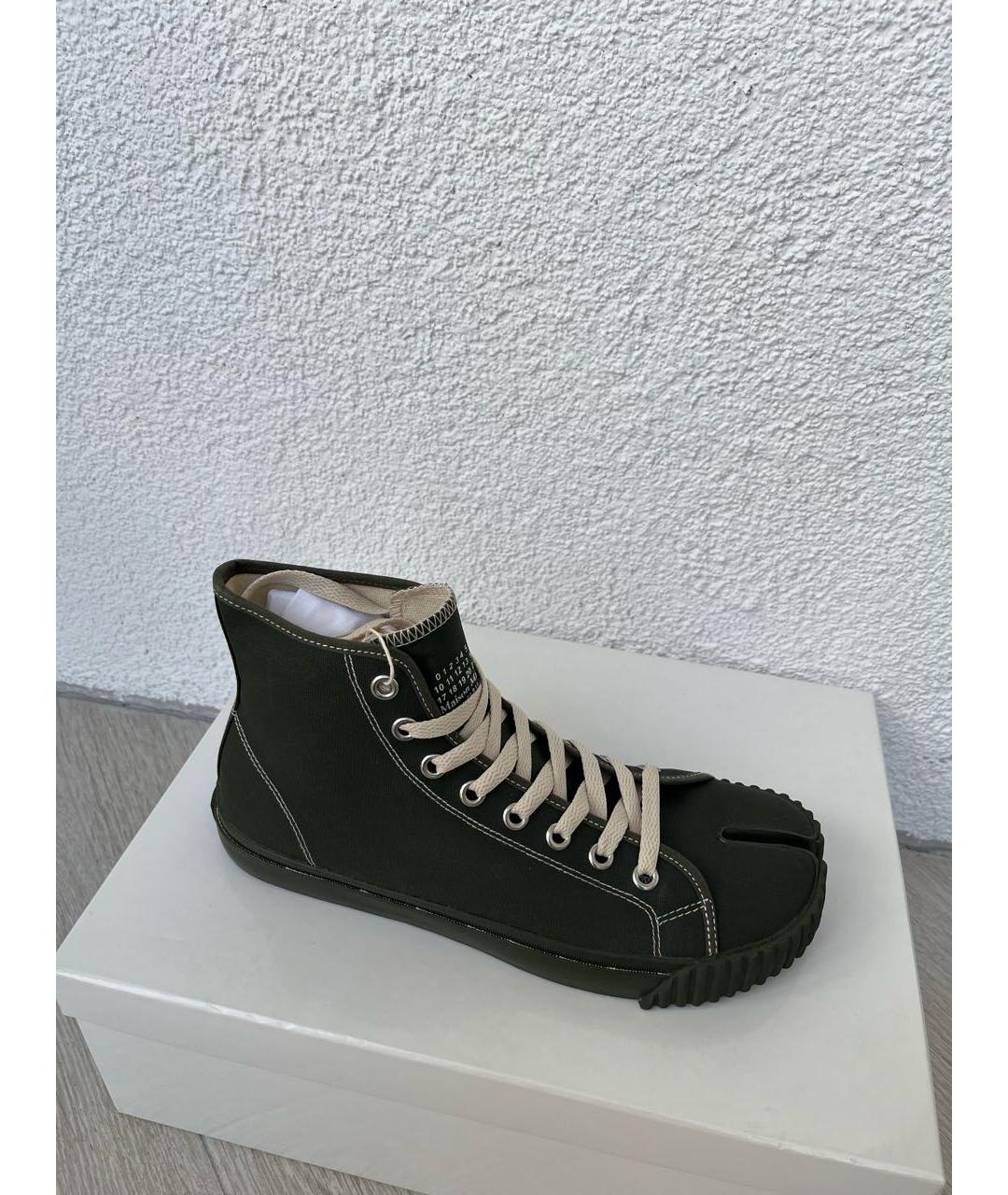 MAISON MARGIELA Хаки кеды, фото 5