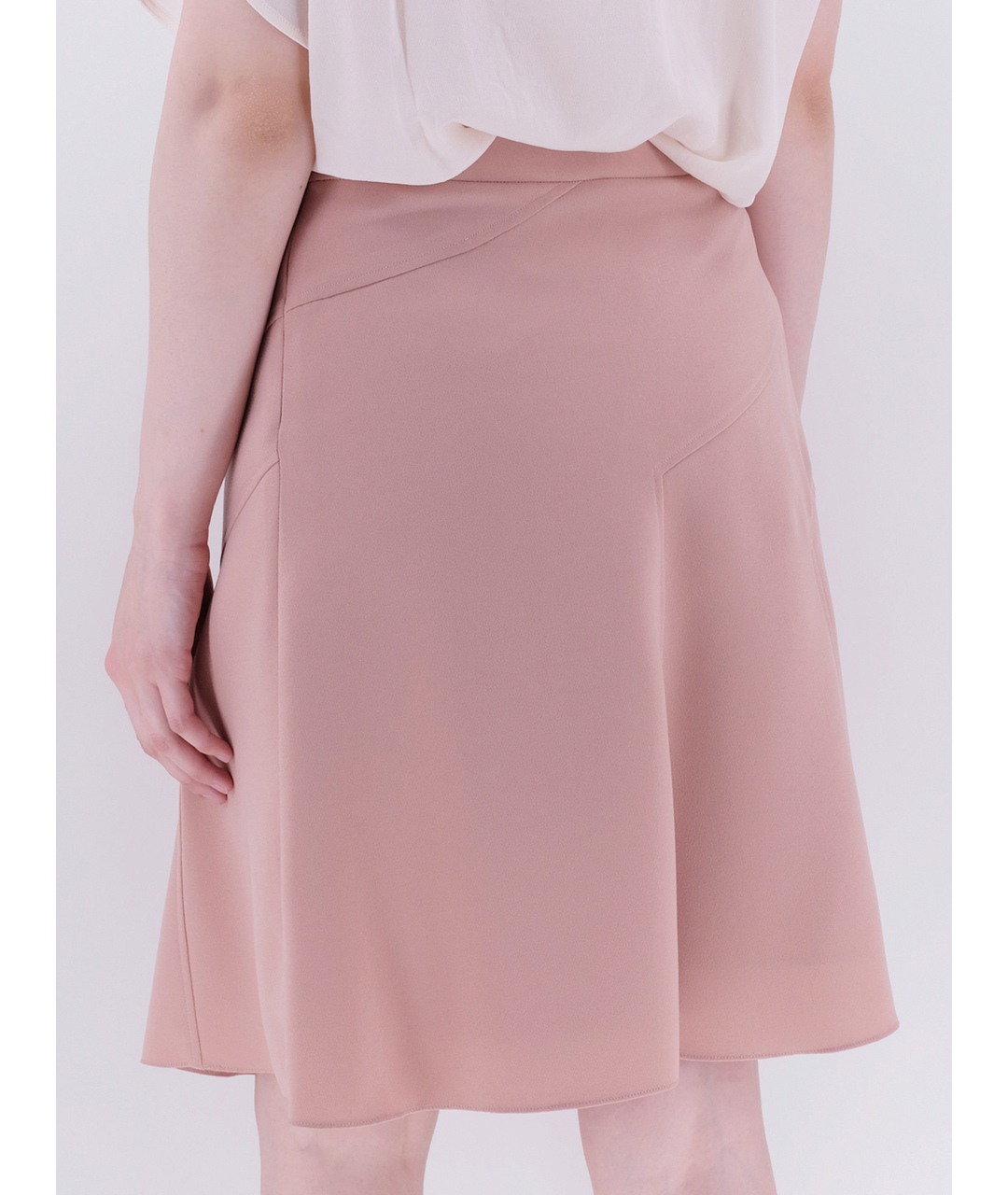 MOSCHINO Розовая полиэстеровая юбка миди, фото 3