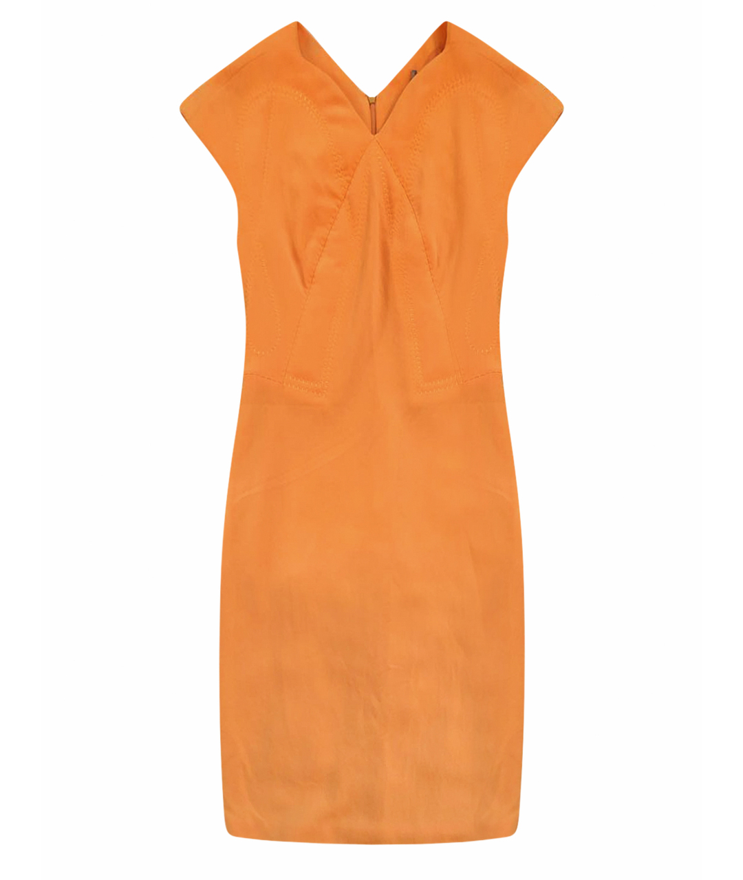 BOTTEGA VENETA Оранжевое повседневное платье, фото 1