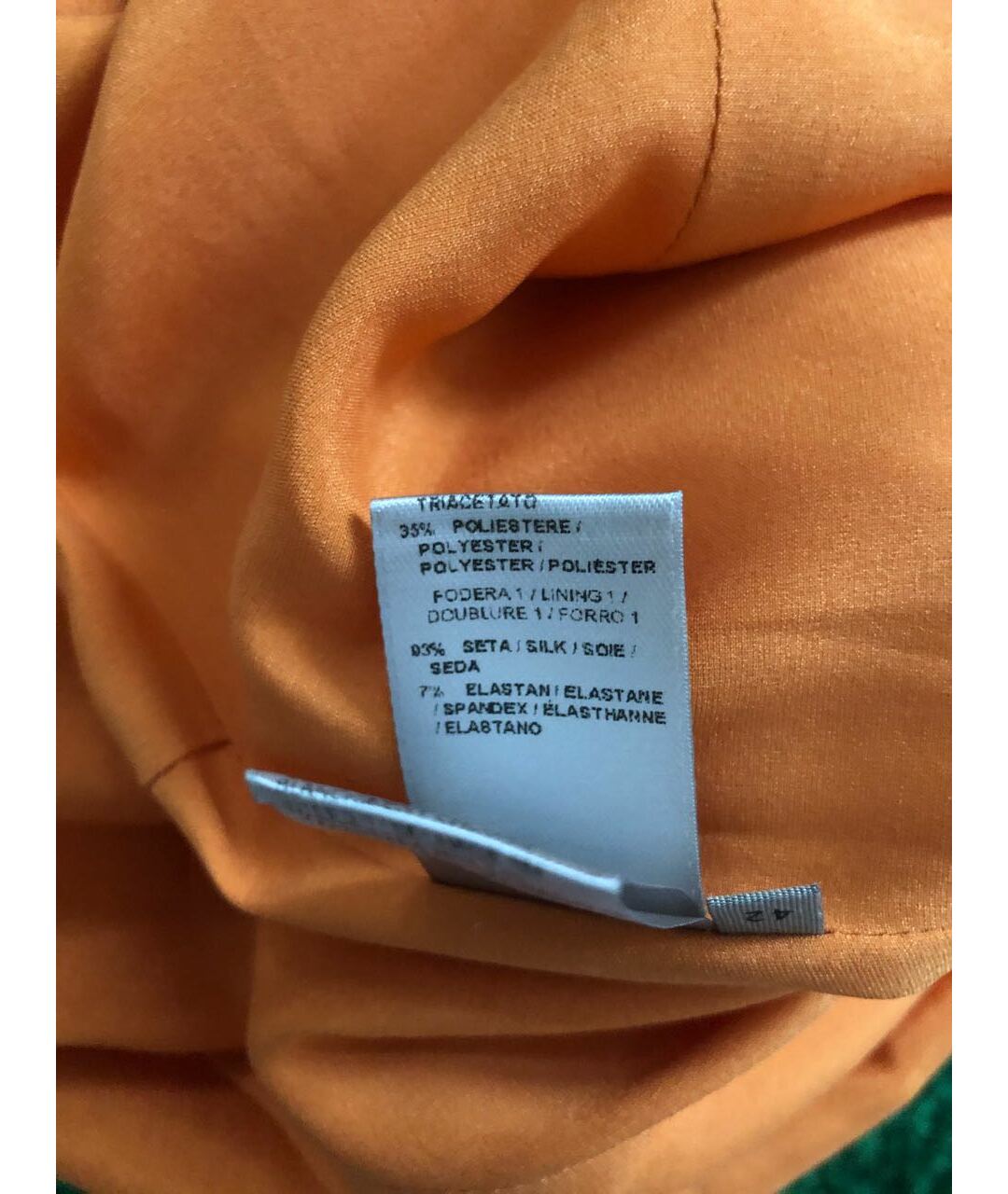 BOTTEGA VENETA Оранжевое повседневное платье, фото 4
