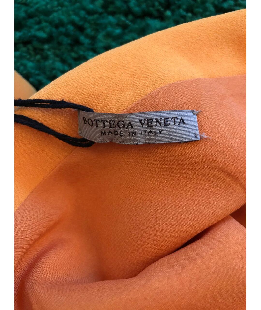 BOTTEGA VENETA Оранжевое повседневное платье, фото 3