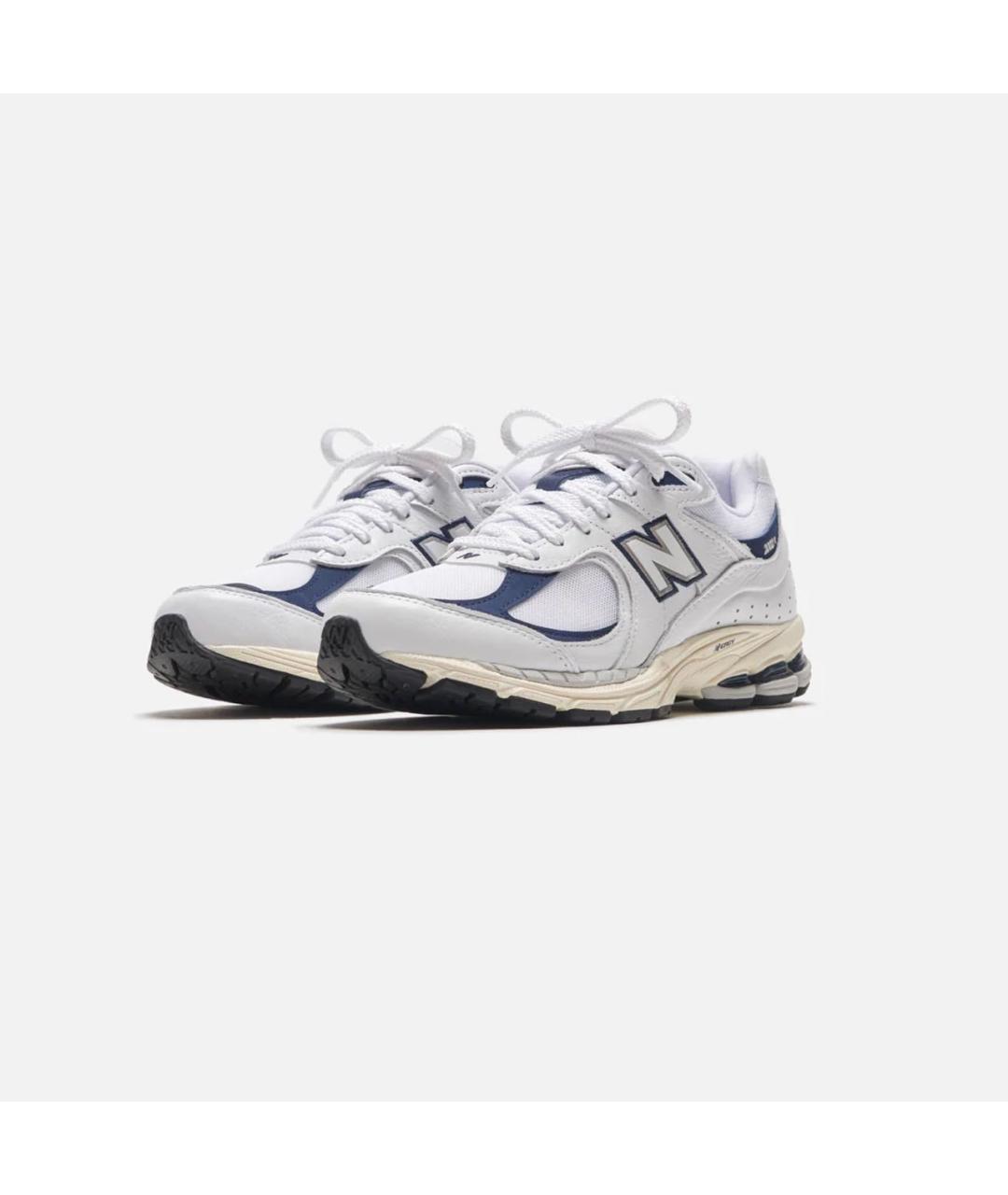 NEW BALANCE Белые кожаные низкие кроссовки / кеды, фото 7