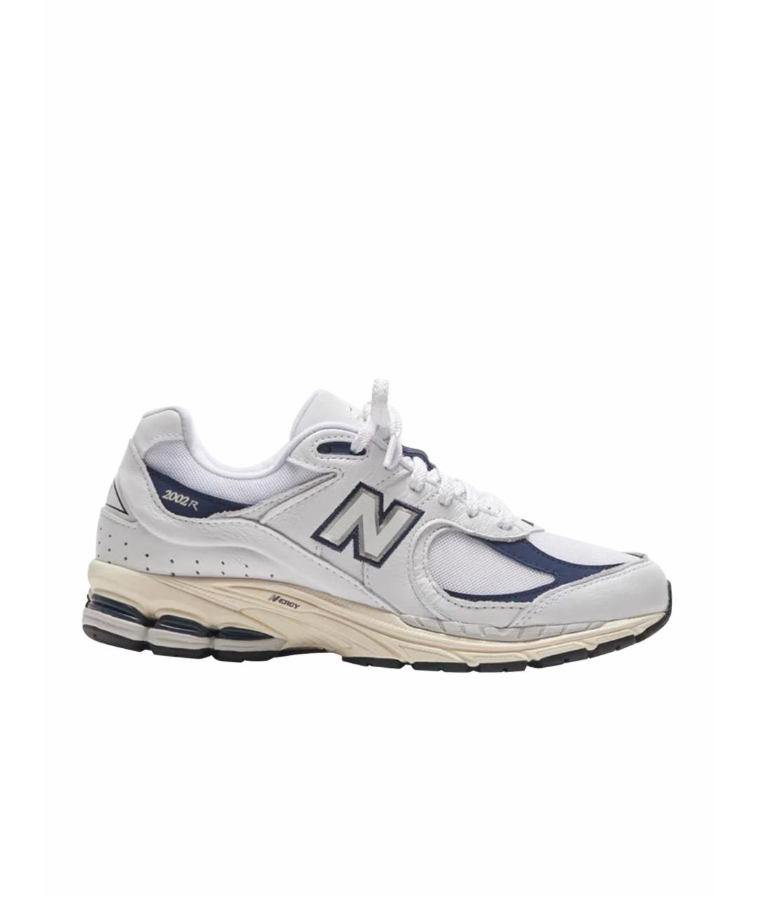 NEW BALANCE Белые кожаные низкие кроссовки / кеды, фото 1