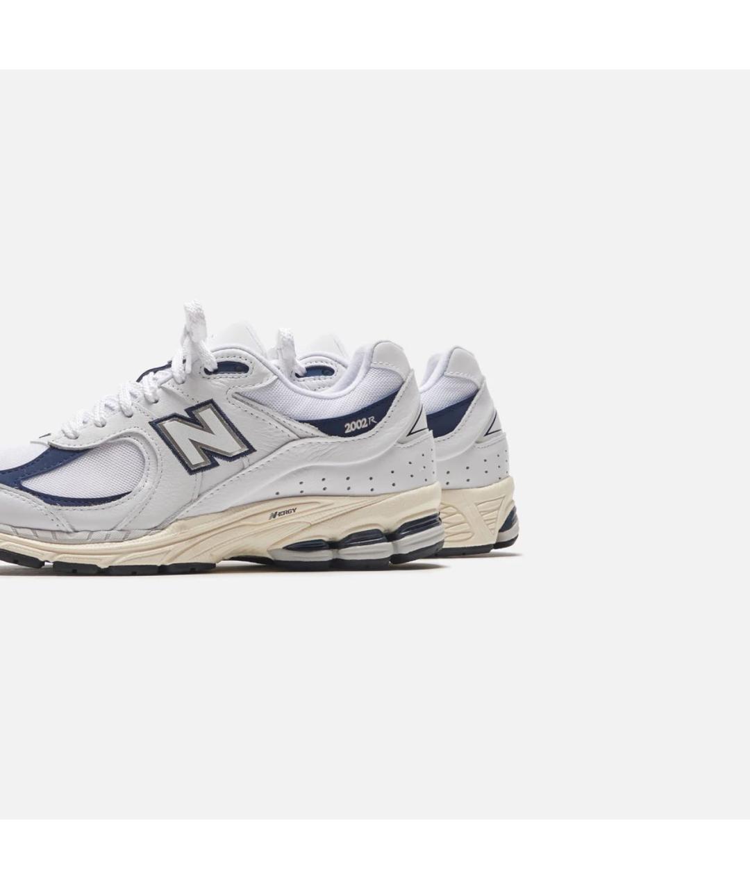 NEW BALANCE Белые кожаные низкие кроссовки / кеды, фото 4