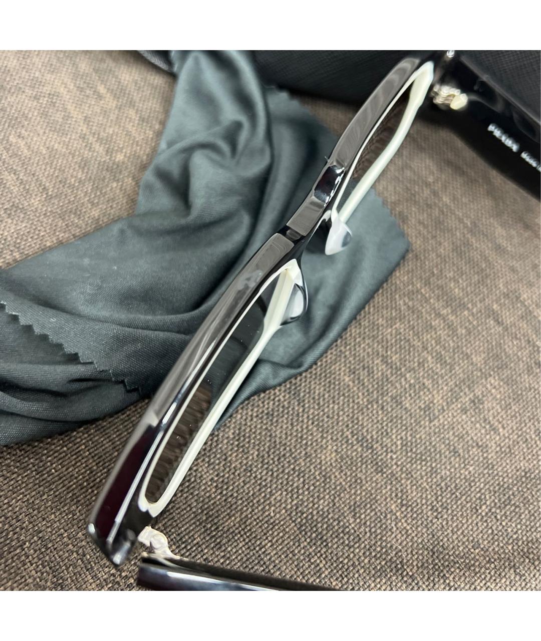 PRADA Черные пластиковые солнцезащитные очки, фото 5