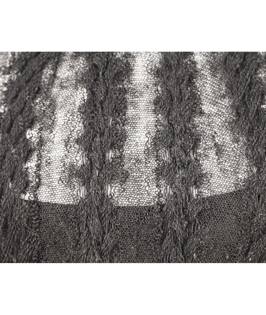 CHANEL Черное шерстяное повседневное платье, фото 4