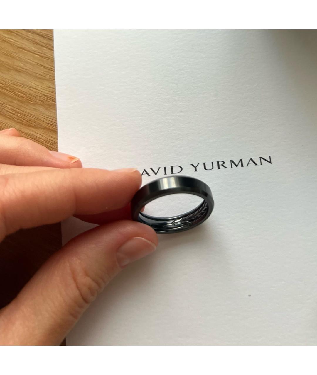 David Yurman Черное кольцо, фото 3