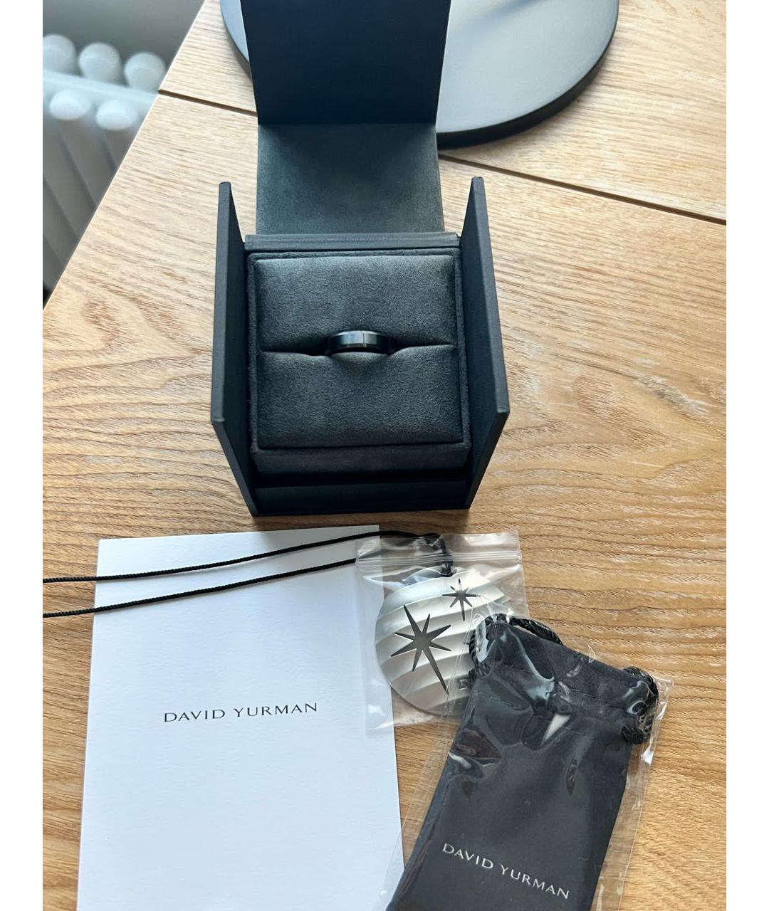 David Yurman Черное кольцо, фото 4