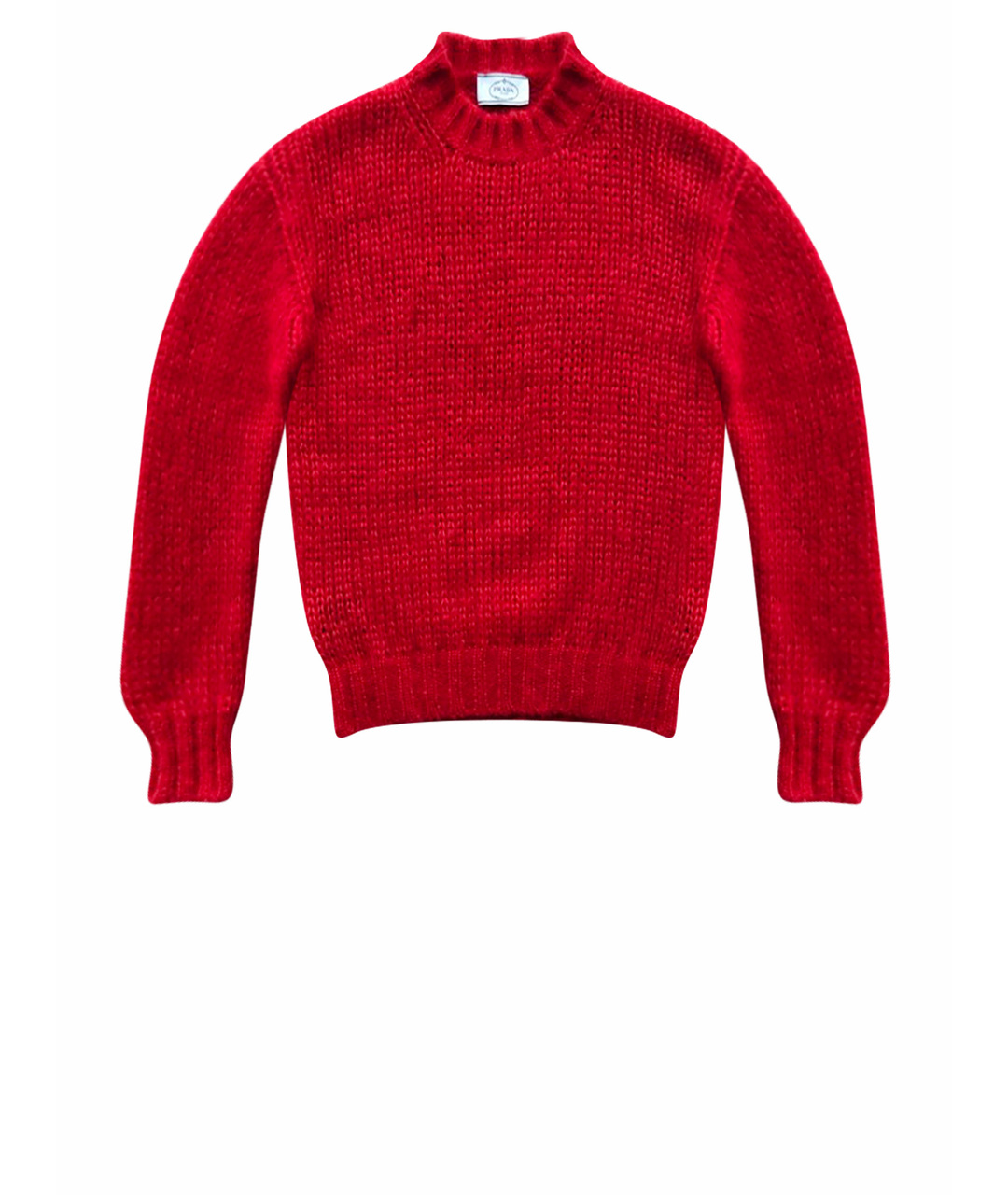 PRADA Красный шерстяной джемпер / свитер, фото 1