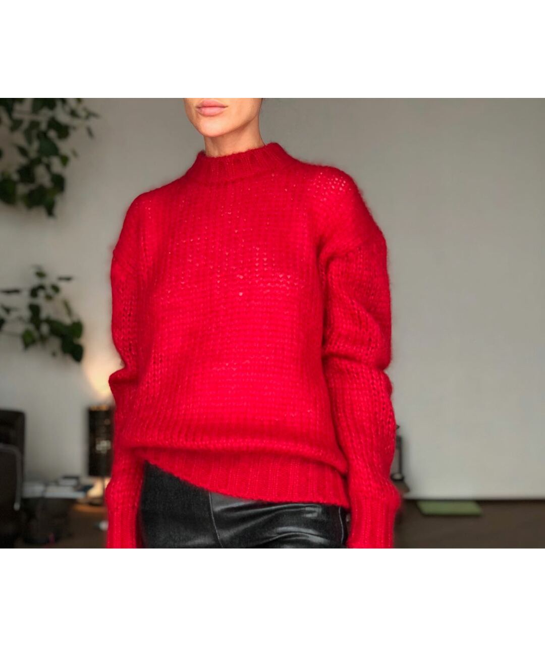 PRADA Красный шерстяной джемпер / свитер, фото 6