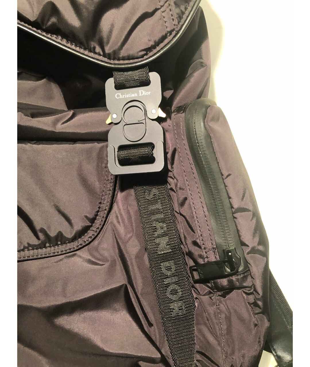 CHRISTIAN DIOR PRE-OWNED Черный синтетический рюкзак, фото 2