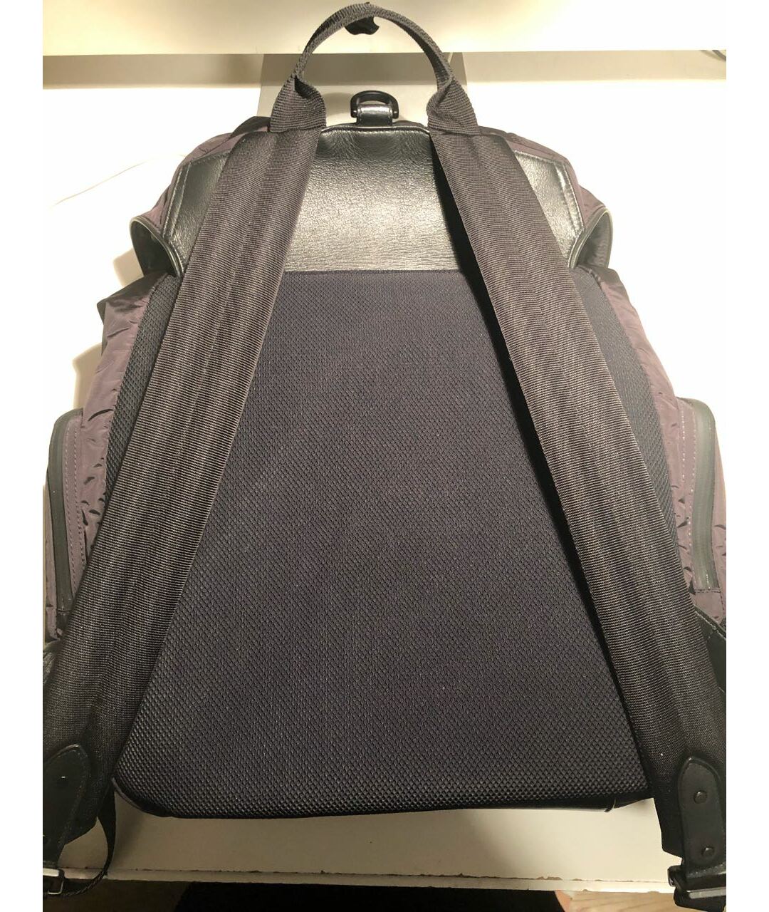 CHRISTIAN DIOR PRE-OWNED Черный синтетический рюкзак, фото 7