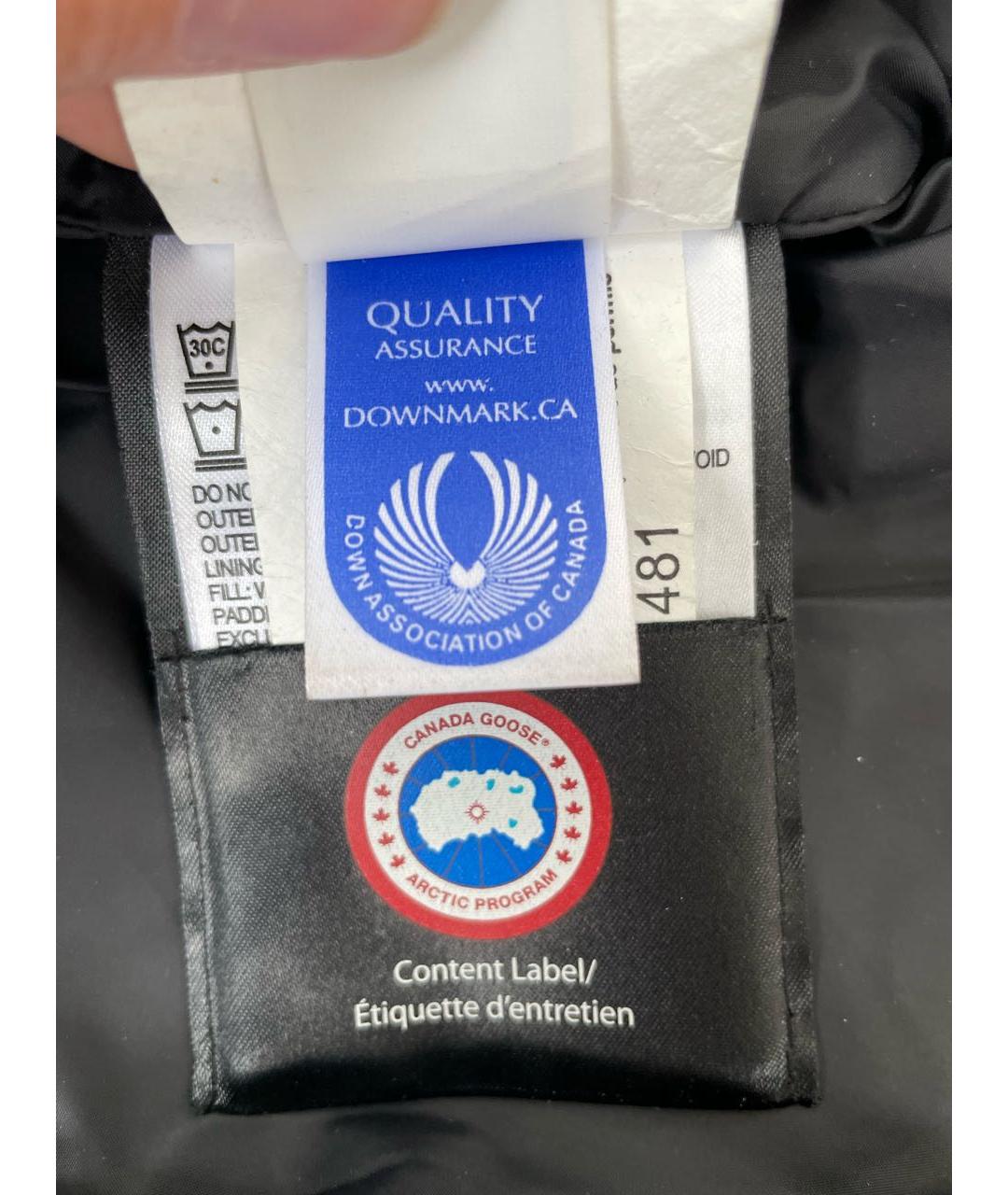 CANADA GOOSE Антрацитовый пуховик, фото 6