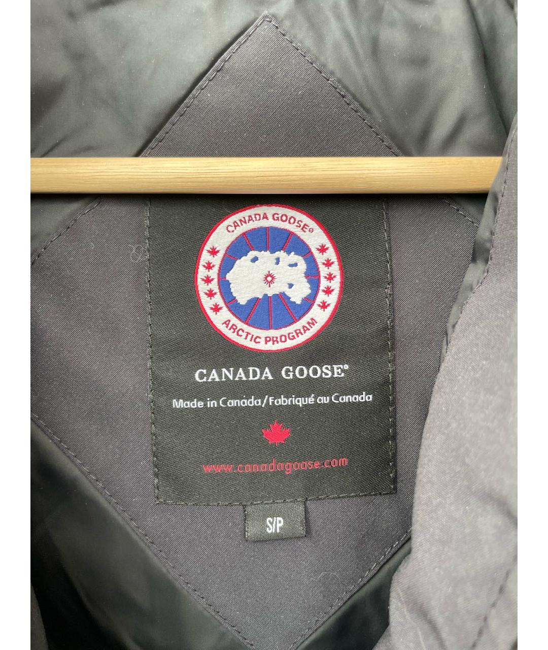 CANADA GOOSE Антрацитовый пуховик, фото 4