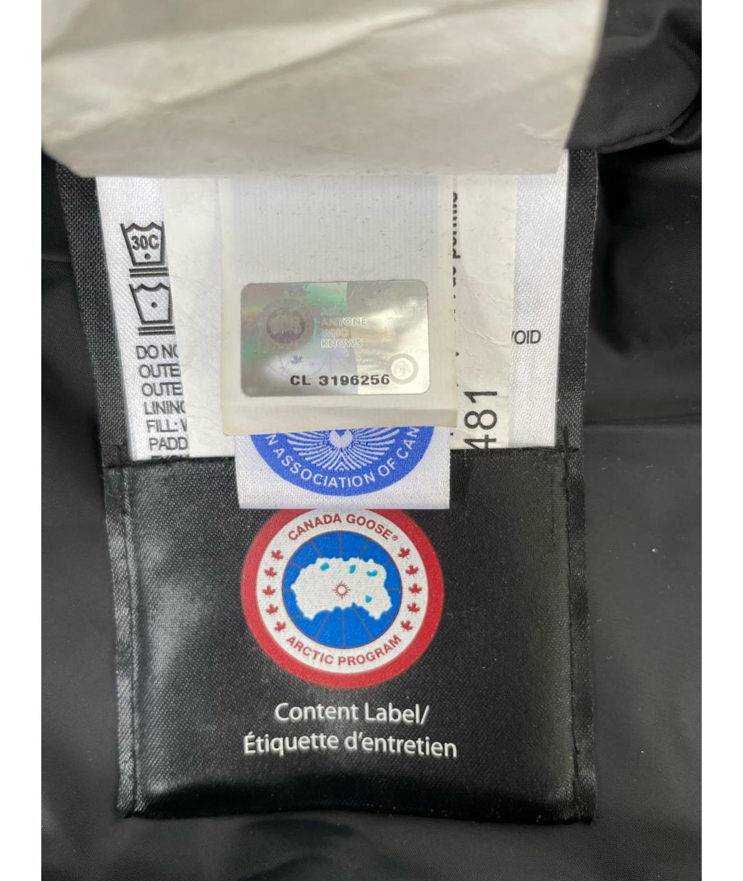 CANADA GOOSE Антрацитовый пуховик, фото 7