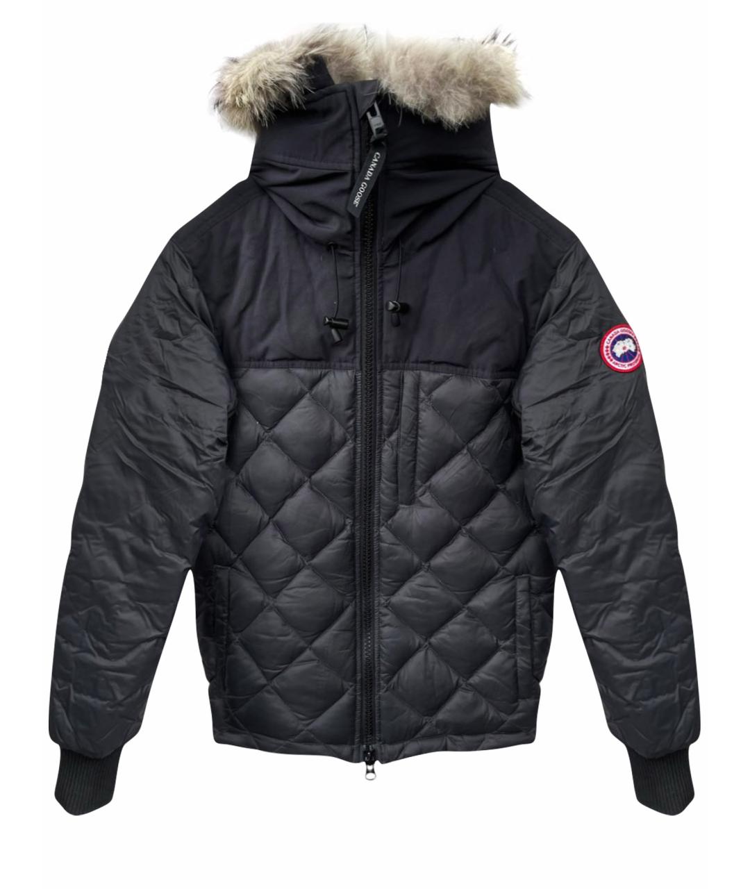CANADA GOOSE Антрацитовый пуховик, фото 1