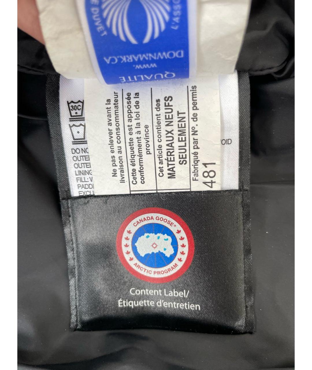 CANADA GOOSE Антрацитовый пуховик, фото 5