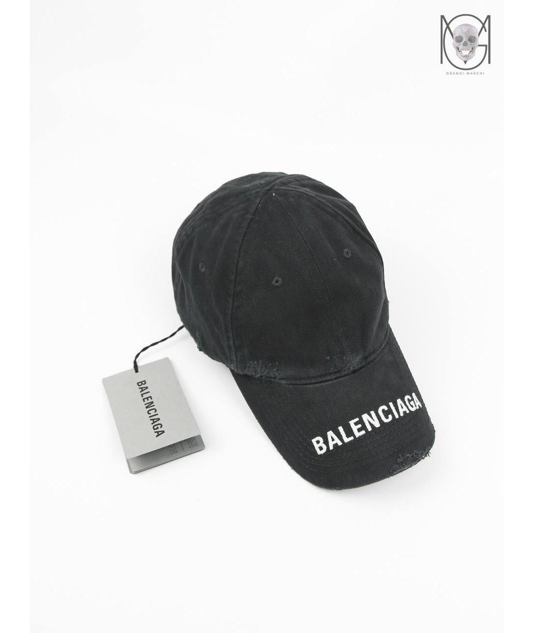 BALENCIAGA Черная хлопковая кепка/бейсболка, фото 8