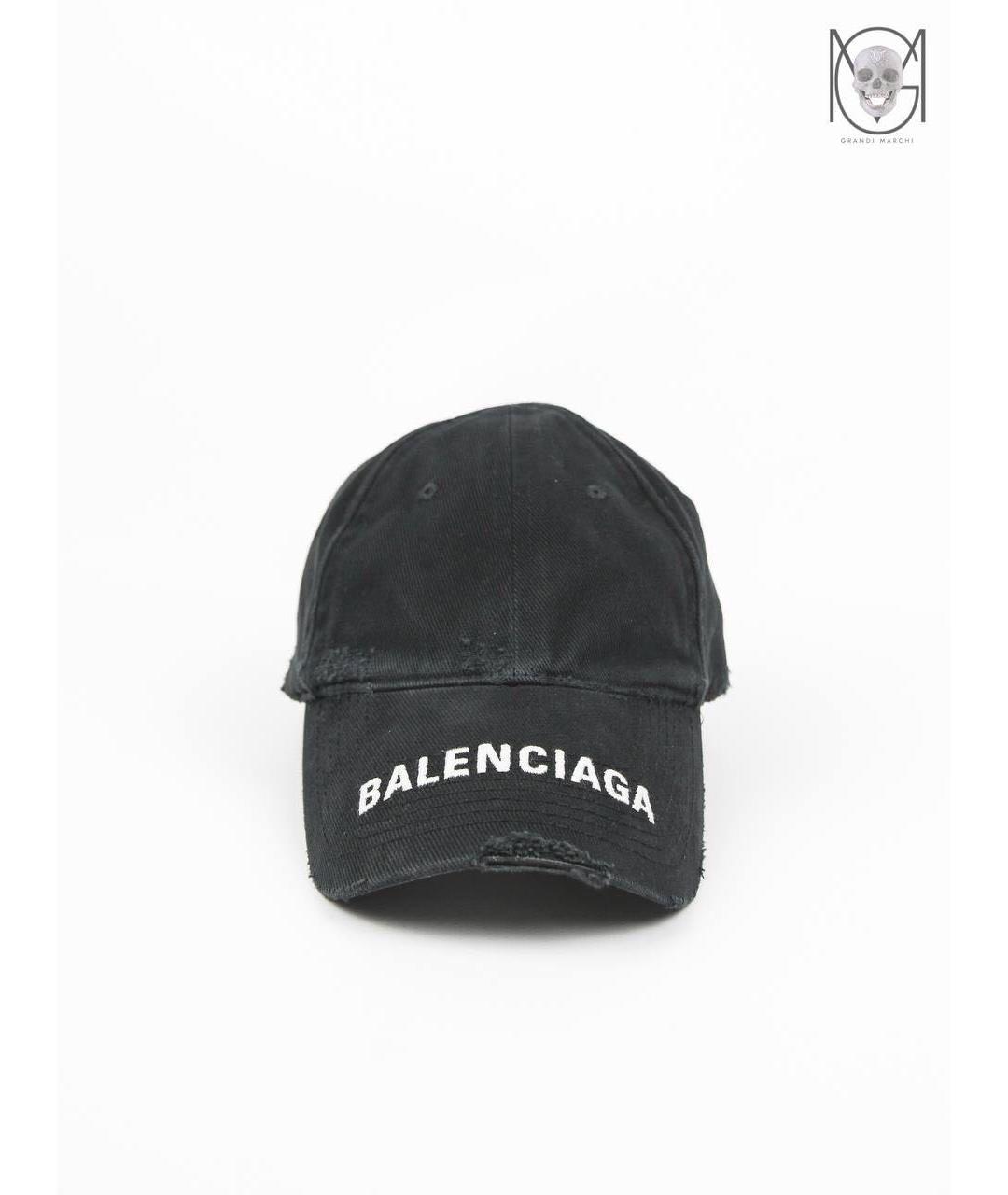 BALENCIAGA Черная хлопковая кепка/бейсболка, фото 9