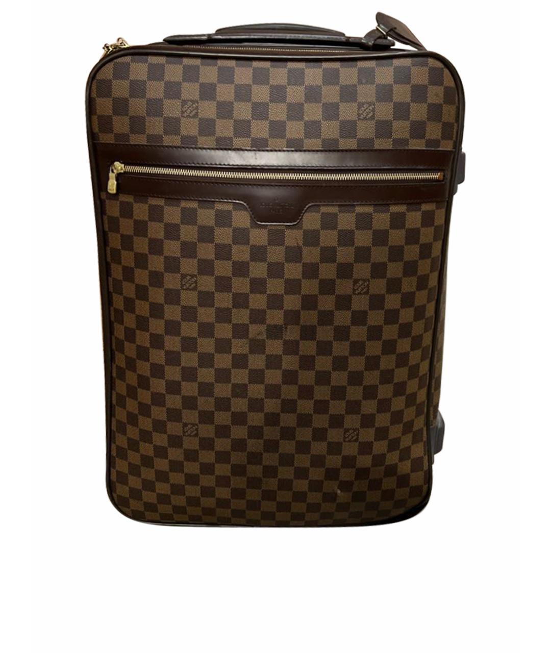 LOUIS VUITTON Коричневый чемодан, фото 1