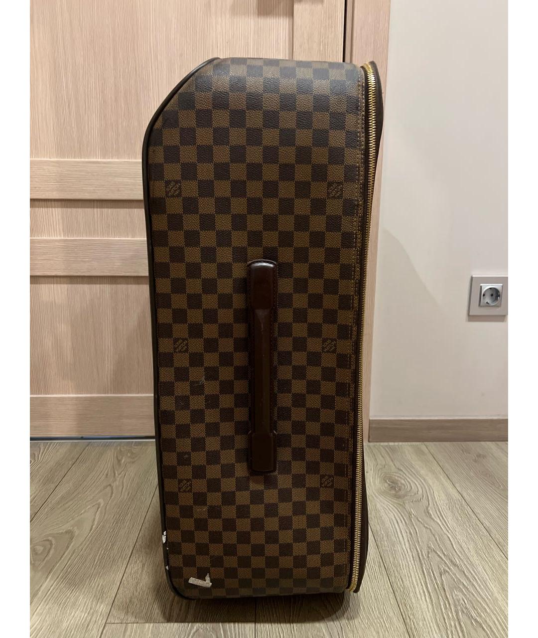 LOUIS VUITTON PRE-OWNED Коричневый чемодан, фото 3