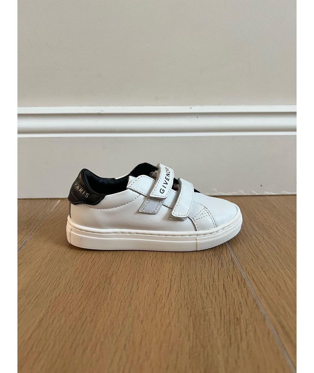 GIVENCHY KIDS Белые кеды из искусственной кожи, фото 5