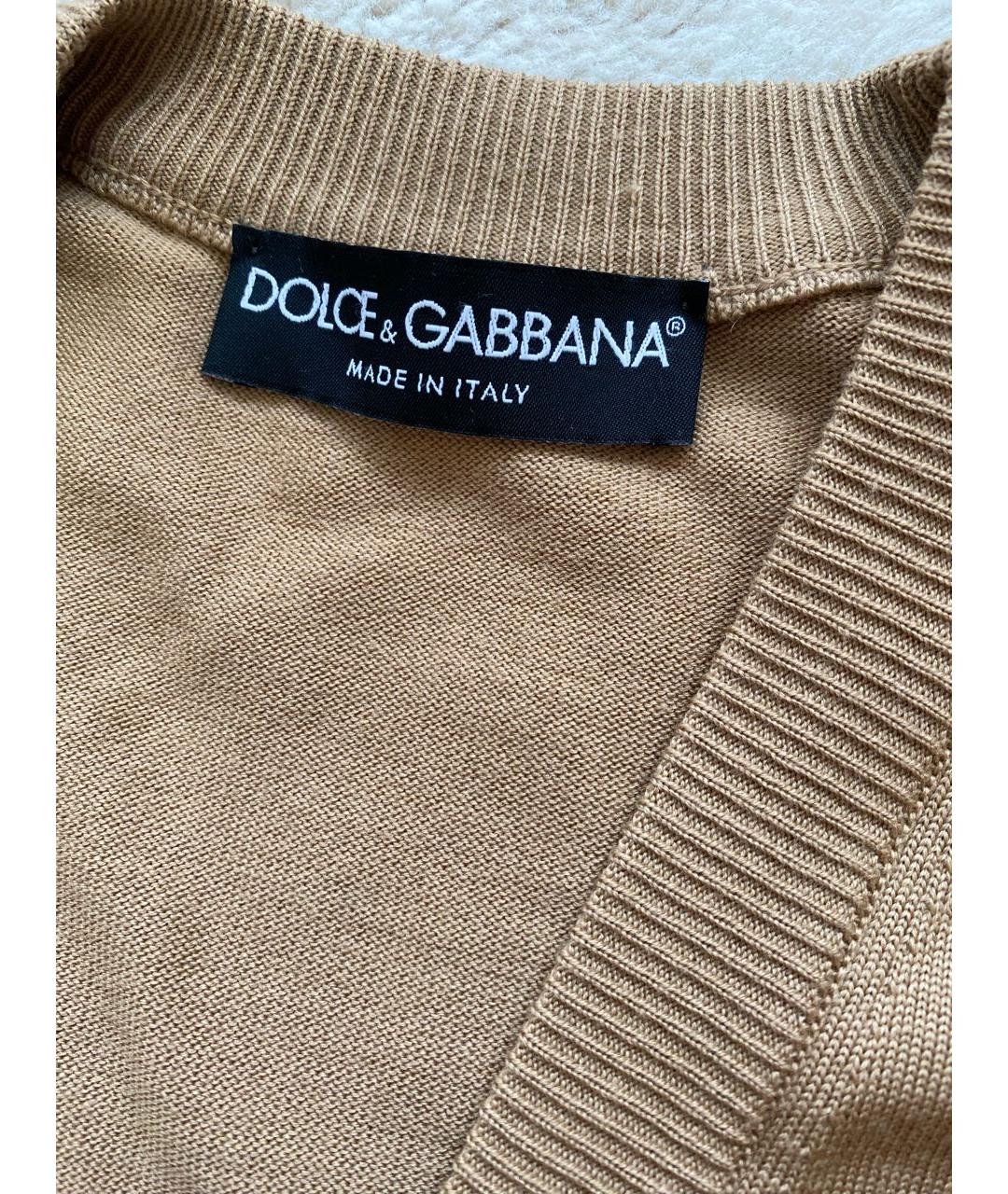 DOLCE&GABBANA Коричневый кардиган, фото 2