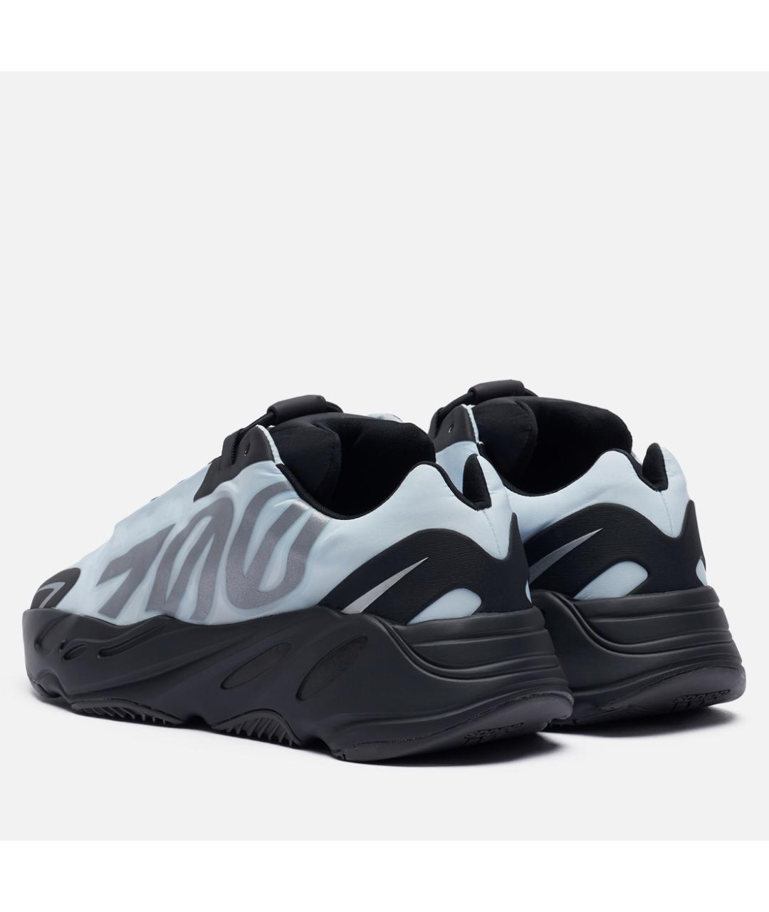 ADIDAS YEEZY Голубые низкие кроссовки / кеды, фото 4