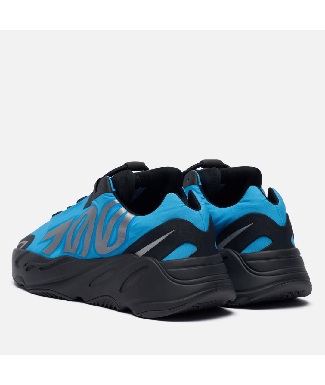 ADIDAS YEEZY Голубые низкие кроссовки / кеды, фото 4