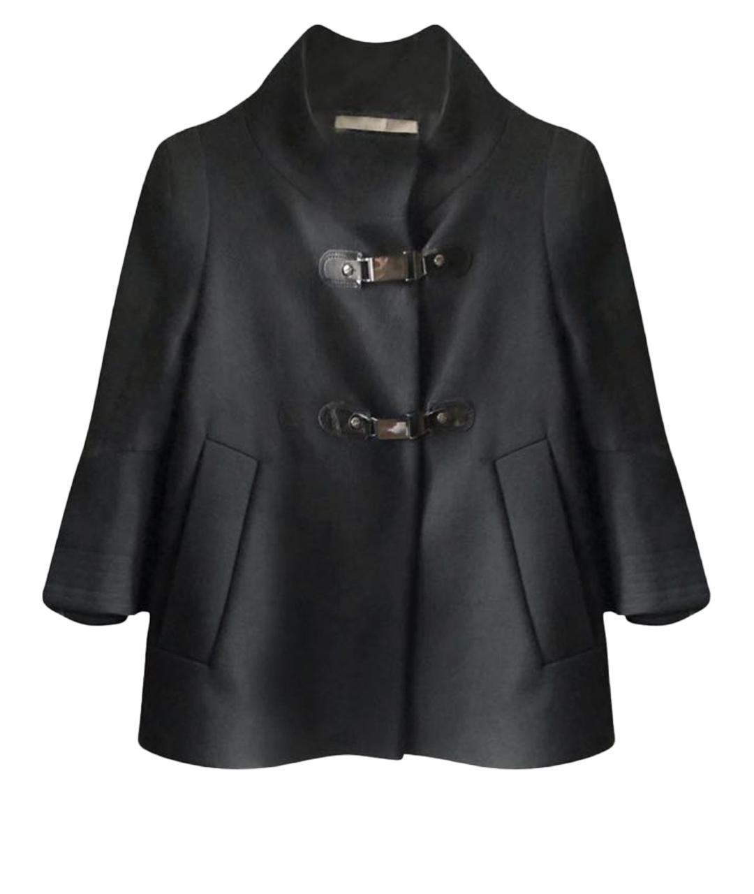 DOROTHEE SCHUMACHER Черное шерстяное пальто, фото 1