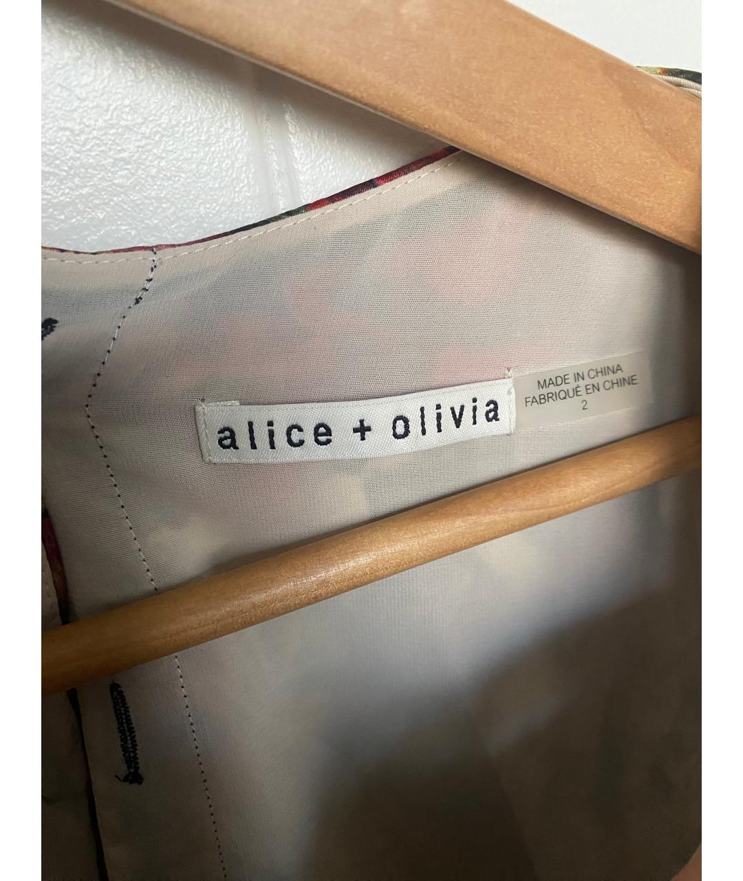 ALICE+OLIVIA Шелковое вечернее платье, фото 3