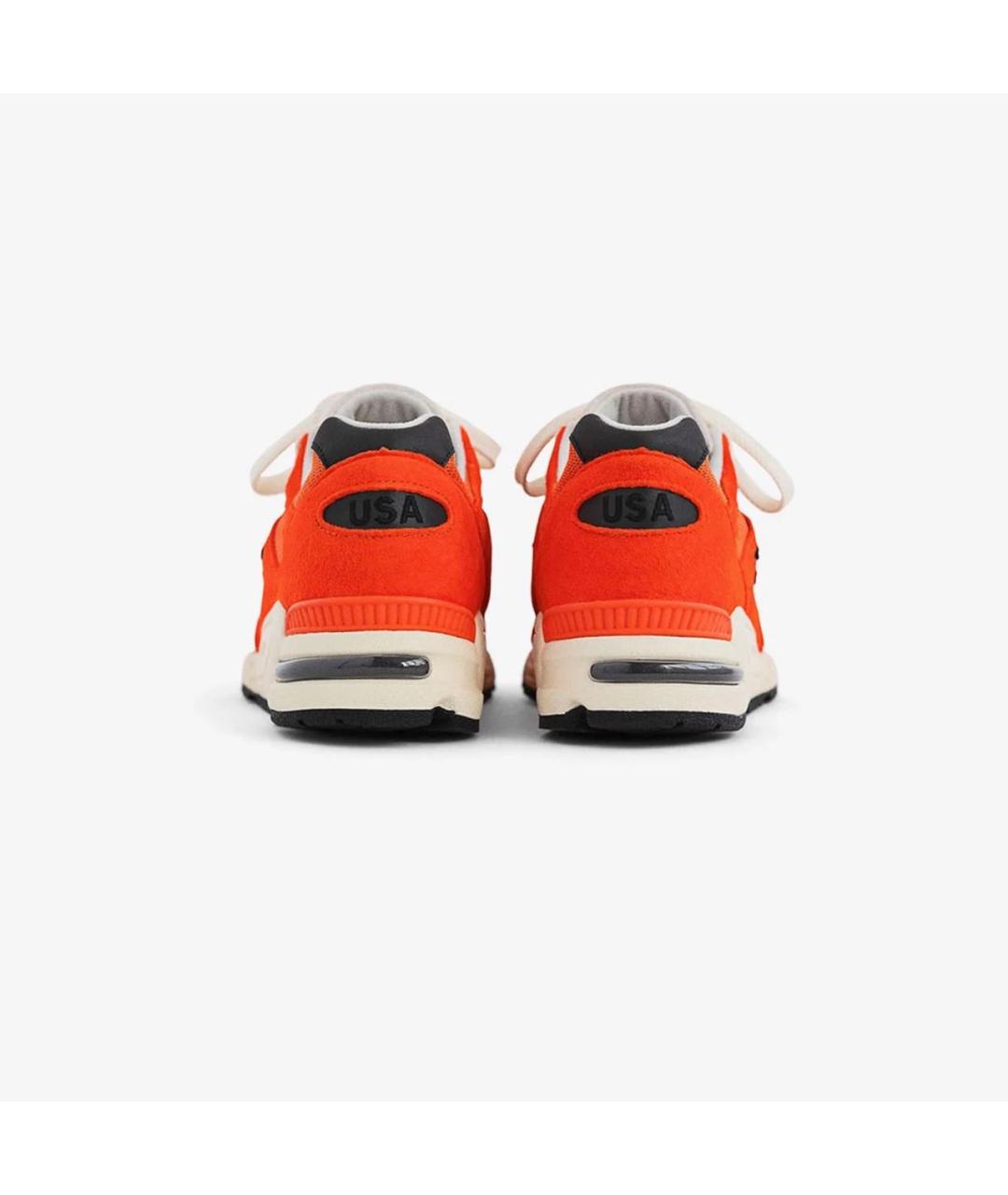 NEW BALANCE Оранжевые замшевые низкие кроссовки / кеды, фото 4