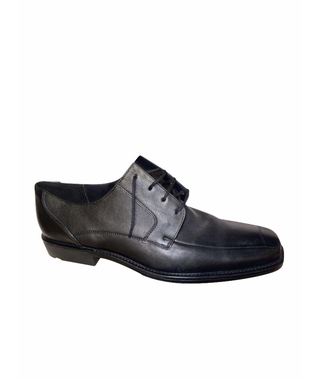 LLOYD Черные кожаные туфли, фото 1