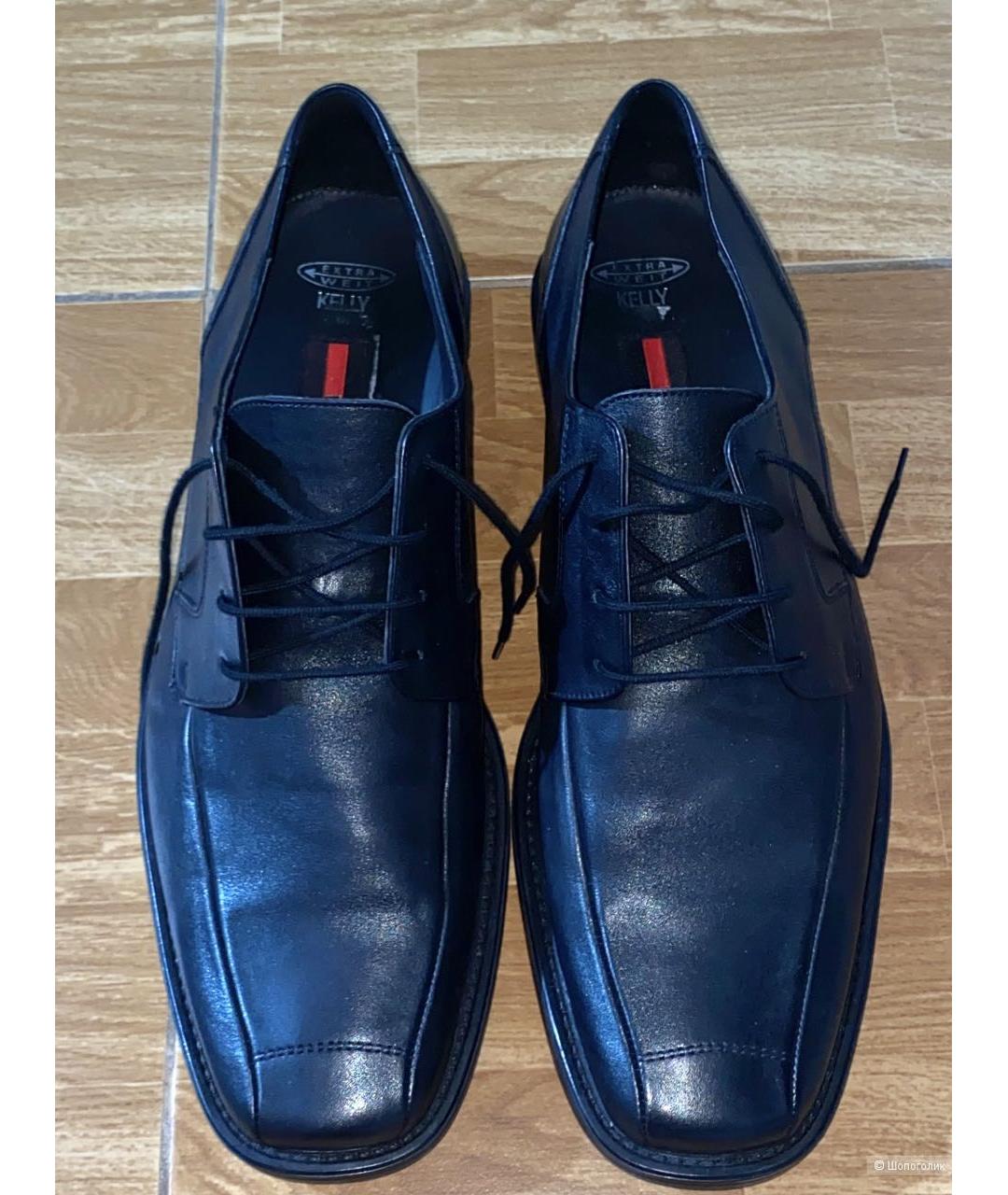 LLOYD Черные кожаные туфли, фото 2