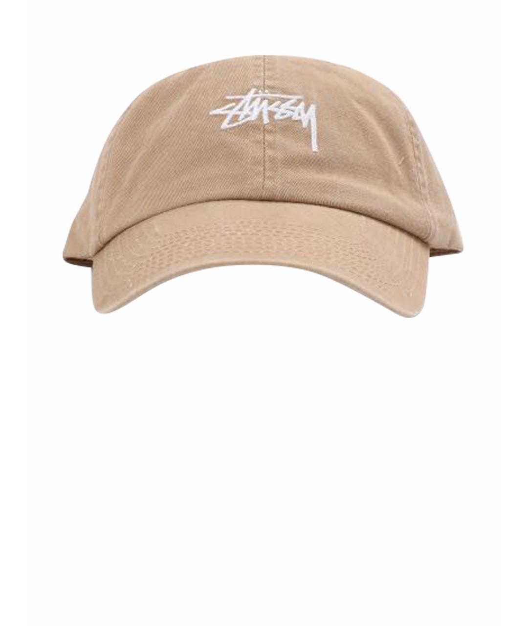 STUSSY Бежевая кепка, фото 1