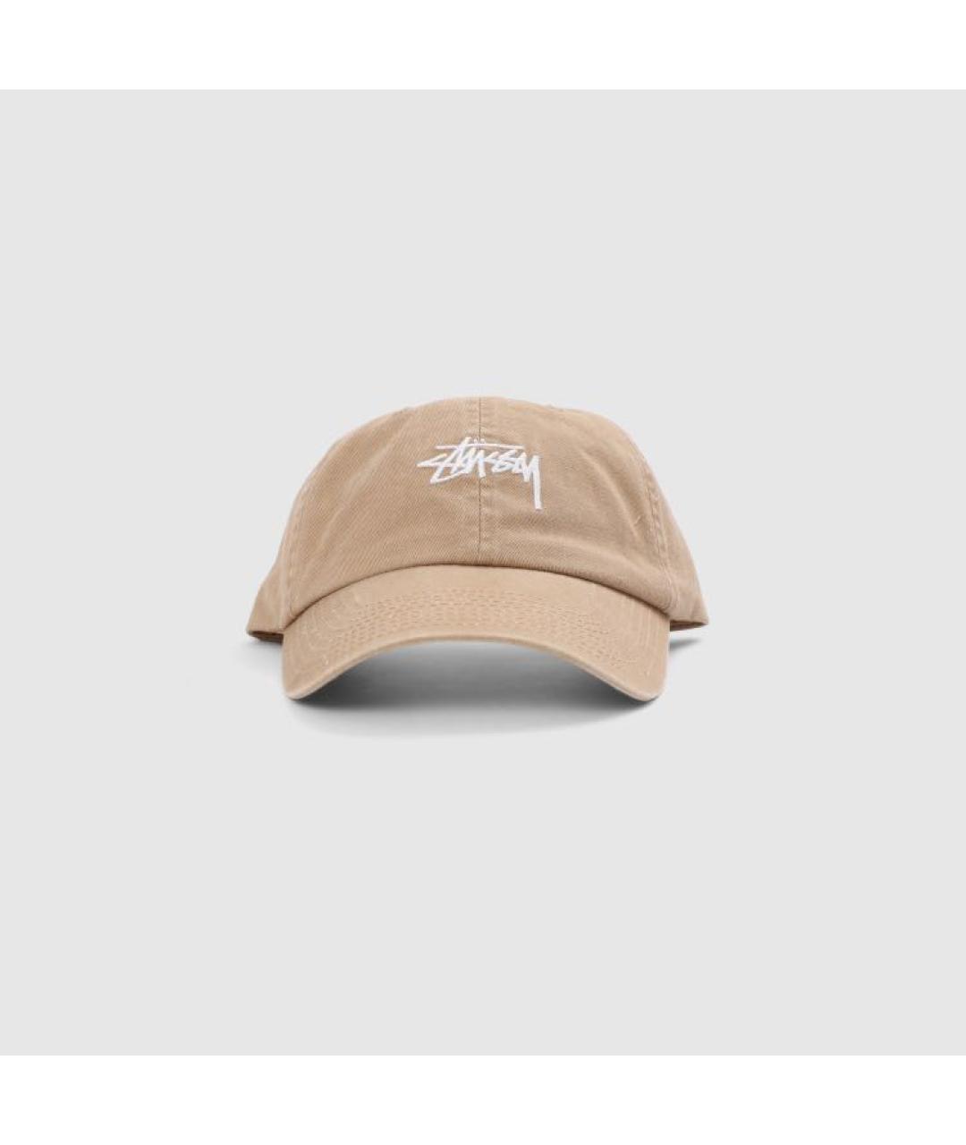STUSSY Бежевая кепка, фото 4
